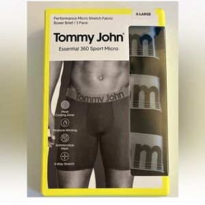 Tommy John Black Boxer Briefs Ultimate Comfort